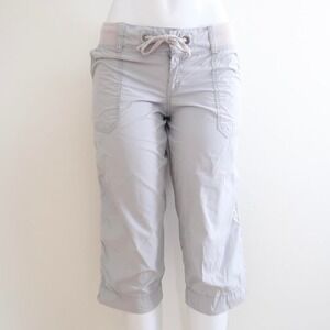 y2k merona grey cargo capri pants low rise utility size XS
